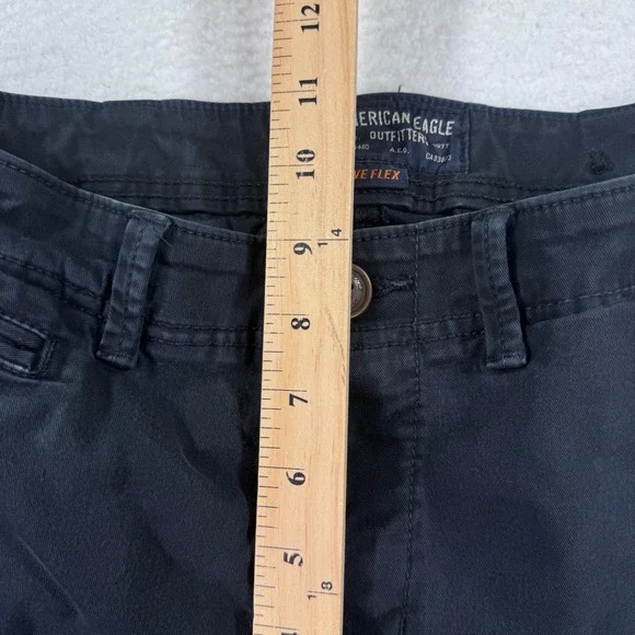 American Eagle Active Flex Skinny Chino‎ Pants Mens 29(30)x34(32) Blue Stretch - Picture 8 of 9